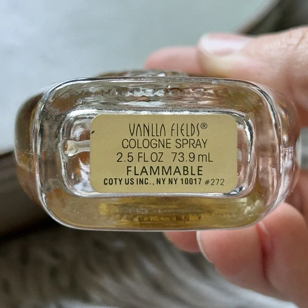 Vanilla Fields Cologne Spray for Women by Coty Embossed Hummingbird Bottle 30%